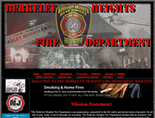 Tablet Screenshot of berkeleyheightsfire.com